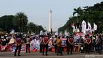 PA 212 Beraksi di Patung Kuda, Spanduk Habib Rizieq Terlihat