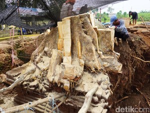 Penampakan Megah Candi Pandegong di Jombang Usai 2 Tahap Ekskavasi