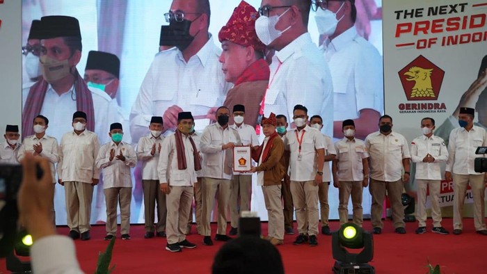 Kader Gerindra Se Sumbar Deklarasi Dukung Prabowo Capres 2024