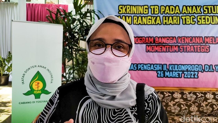 Ketua UKK Respirologi IDAI, Rina Triasih, di Kulon Progo, Sabtu (26/3/2022).