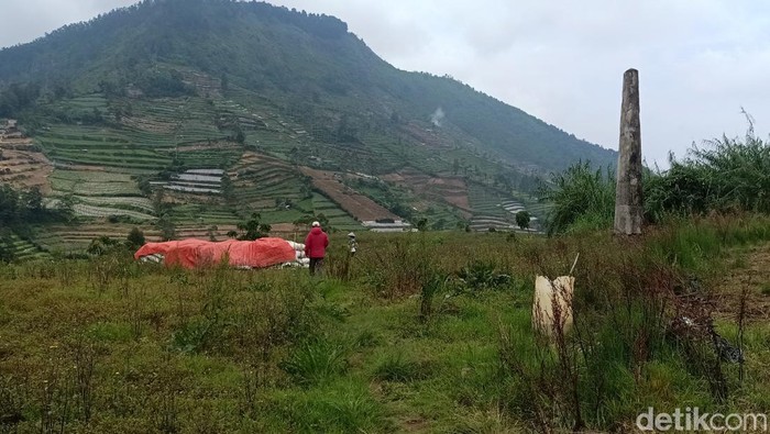 Lokasi Dusun Legetang di dataran tinggi Dieng yang 'hilang' dalam semalam, JUmat (25/3/2022). Lokasi Dusun Legetang di dataran tinggi Dieng yang 'hilang' dalam semalam, JUmat (25/3/2022).