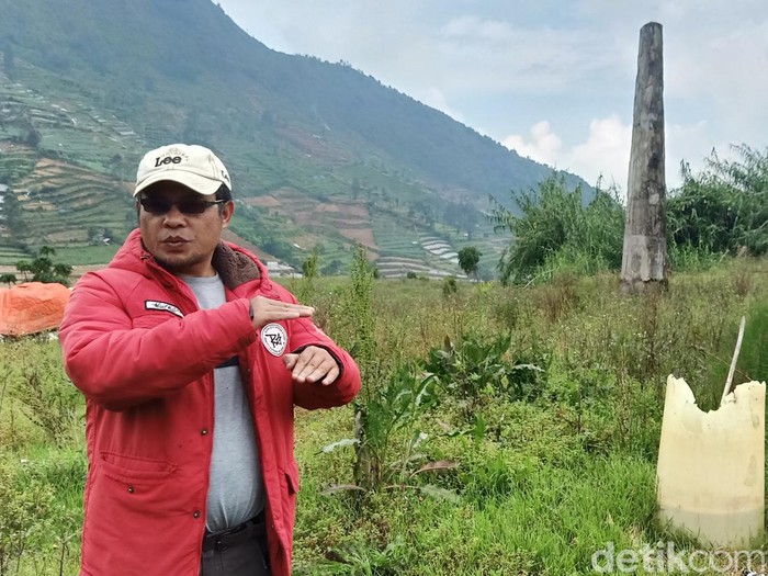 Lokasi Dusun Legetang, Dieng, dan lenyap dalam semalam 67 tahun silam, Sabtu (26/3/2022).