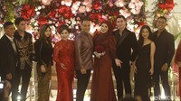 Syukuran pernikahan Venna Melinda dan Ferry Irawan digelar di Amana Venue, kawasan Jagakarsa, Jakarta Selatan, Jumat (25/3/2022) malam. (Foto: Noel/detikcom)  
