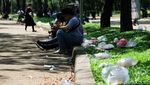 Duh, Sampah Berserakan di Area CFD Tangsel
