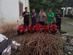 Gerombolan Maling Besi Puluhan Juta di Pemalang Dibekuk