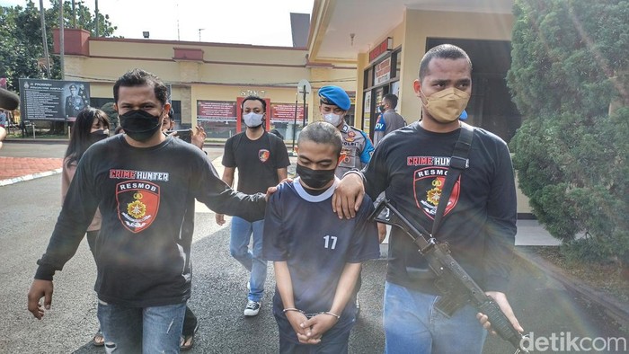 AH (22) begal sadis yang menusuk taksi online di Ciparay, Kabupaten Bandung