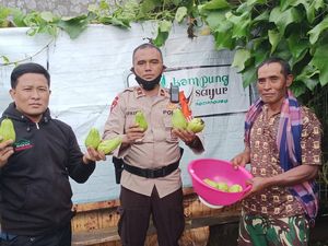 Cerita soal Ipda Purwanto Punya Petani Binaan dan Berbagi Sayur ke Panti Asuhan