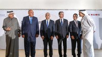 Menlu Israel Yair Lapid bersama Menlu AS dan menlu dari 4 negara muslim membahas sejumlah isu terkini terkait Timur Tengah hingga krisis Ukraina.