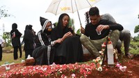 Een Wardhania meninggal pada Minggu (27/3/2022) malam sekitar pukul 23.38 WIB. (Foto: Palevi/detikcom) 