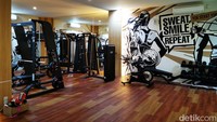 Di kantor ini juga ada ruangan gym yang bisa dipakai karyawan secara cuma-cuma. Foto: Eduardo Simorangkir