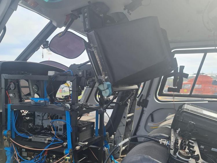 Foto Helikopter TV MotoGP yang Diawaki Pilot Indonesia