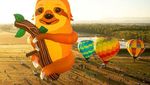 Kungkang Raksasa Meriahkan Festival Balon Udara di Australia