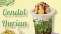 Main ke Petak Enam, Glodok Pancoran, kamu bisa cicip Cendol Sinyo. Cendolnya istimewa dan menu paling larisnya adalah cendol durian yang menggiurkan ini. Foto: cendol_sinyo