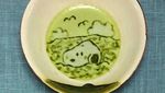 Sluurp! Matcha Cantik Ini Dihias Gambar Lukisan Kartun
