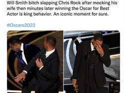 Will Smith Tampar Chris Rock di Panggung Oscar Gegerkan Linimasa