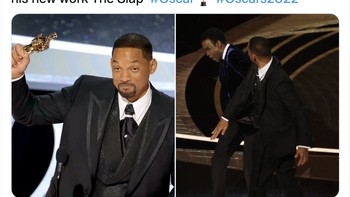 Penghargaan penampilan terbaik jatuh pada Will Smith untuk perannya di The Slap, sindir warganet ini. Foto: Twitter