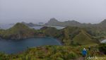 Pulau Padar di Labuan Bajo Saat Hujan, Hijau Banget!