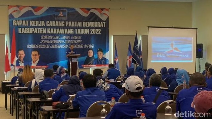 Rakerda Partai Demokrat Karawang.