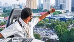 Sandiaga Jajal Resto Melayang di Bundaran Semanggi