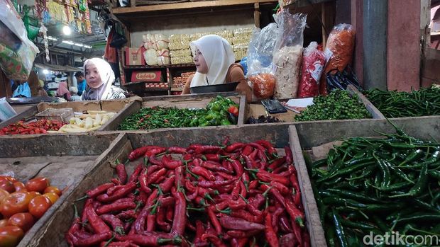 Suasana Pasar Manis Ciamis.