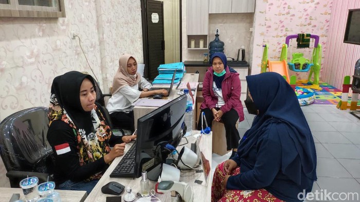 Tersangka, ibu bayi