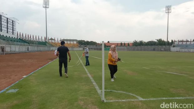 TIm verifikasi cek Stadion Gelora Bangkalan