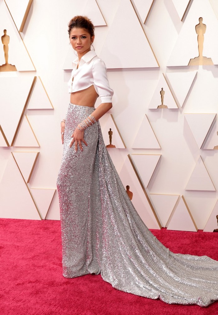 HOLLYWOOD, CALIFORNIA - MARCH 27: Zendaya attends the 94th Annual Academy Awards at Hollywood and Highland on March 27, 2022 in Hollywood, California. Momodu Mansaray/Getty Images/AFP (Photo by Momodu Mansaray / GETTY IMAGES NORTH AMERICA / Getty Images via AFP)