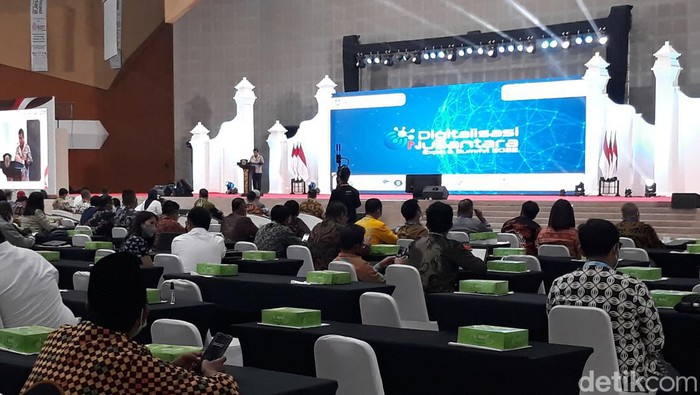 Acara Digitalisasi Nusantara Expo dan Summit 2022 di Edutorium UMS, Selasa (29/3/2022).