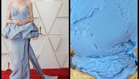 Warna pastel sering diidentikkan dengan kesan klasik. Salah satu cara untuk membuatnya modern adalah dengan menghadirkan elemen desain pada gaun. Hal ini tergambarkan sempurna lewat gaun mirip gelato bubblegum yang dikenakan Nicole Kidman.