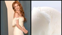 Makanan bisa menjadi inspirasi fashion, termasuk warna gaun. Hal ini terbukti dari banyaknya artis di ajang Oscar 2022 yang memakai gaun dengan warna mirip gelato. Salah satunya aktris Isla Fisher yang memakai gaun warna putih gading mirip gelato rasa kelapa!