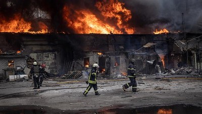 Kondisi Kota Terbesar Kedua di Ukraina Usai Sebulan Digempur Rusia