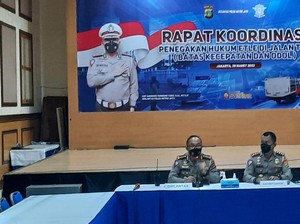 Polisi Tilang Pelanggar Batas Kecepatan-Muatan di Tol Jakarta Mulai 1 April