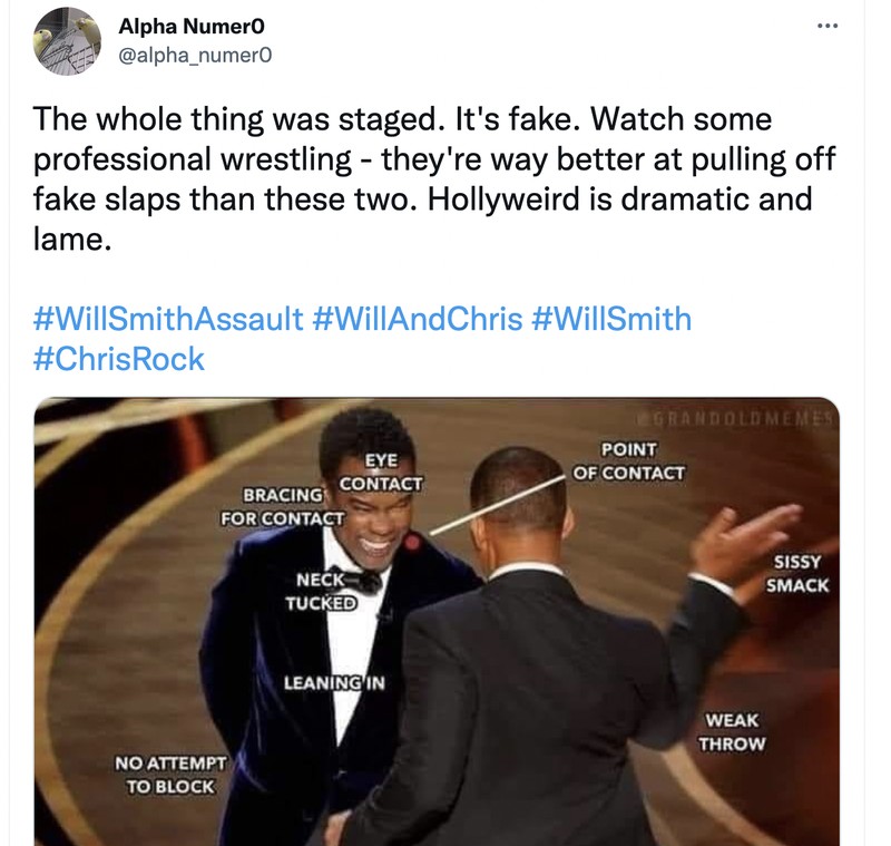 Meme Will Smith Chris Rock