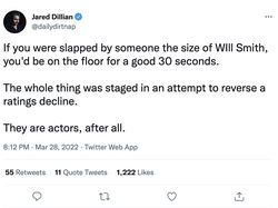 Netizen Curiga Will Smith Tampar Chris Rock Cuma Sandiwara