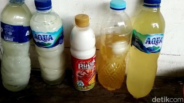 Minyak goreng dari bahan baku santan