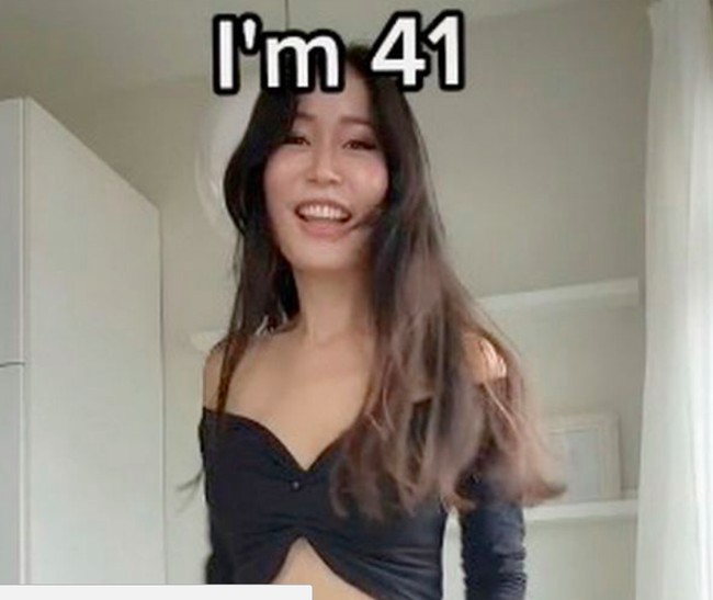 Di TikTok-nya, dia mengakui usia sebenarnya. Dongan berusia 41 tahun. Foto: dok. TikTok