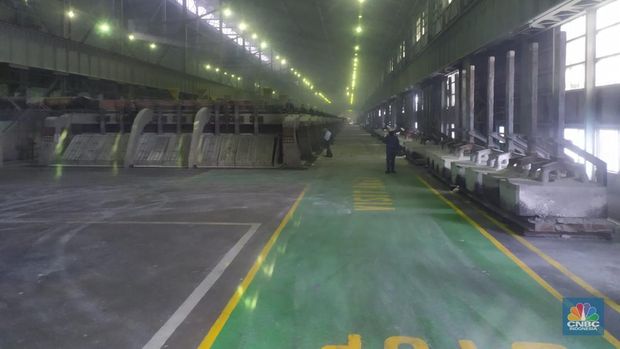 Pabrik Aluminium PT Inalum. (CNBC Indonesia/ Pratama Guitarra)