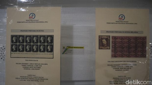 Pameran prangko di Museum Kota Bandung, dalam pameran ini juga terdapat duplikat prangko termahal di dunia.