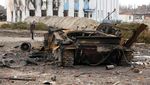 Perlawanan Ukraina Bikin Tank-tank Rusia Jadi Besi Kiloan