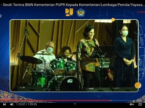 Basuki Ajak Sri Mulyani Nyanyi: Supaya Nggak Pikirin Utang Terus