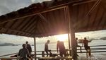 Potret Sunset di Labuan Bajo yang Indah