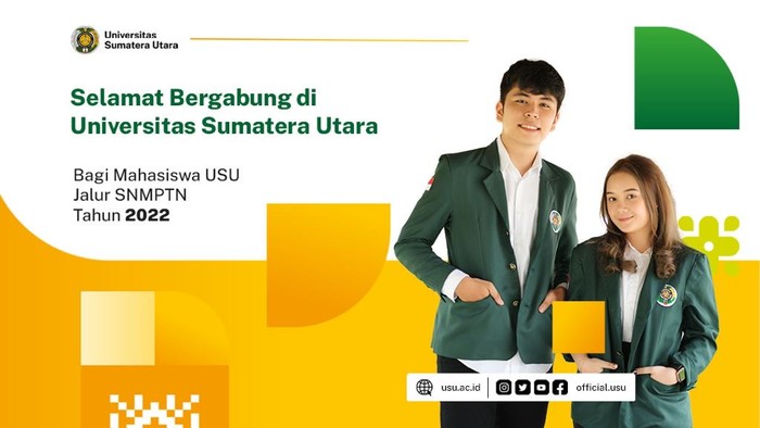 USU Terima 1.985 Mahasiswa Baru Melalui Jalur SNMPTN Tahun 2022