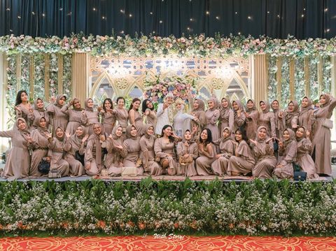 Viral jumlah bridesmaid di acara pernikahan.