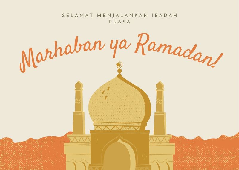 Gambar Ucapan Marhaban Ya Ramadhan