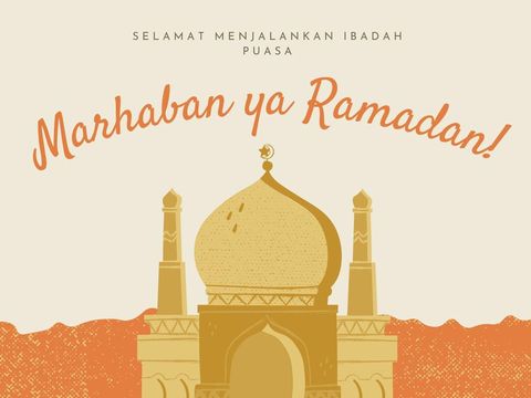 Gambar Ucapan Marhaban Ya Ramadhan