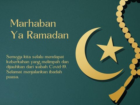 Selamat menunaikan ibadah puasa 2022