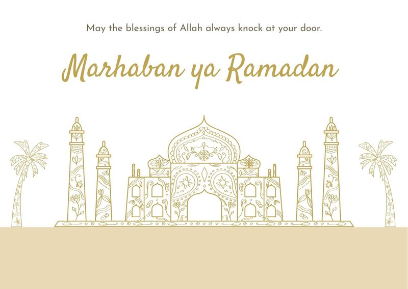 Gambar Ucapan Marhaban Ya Ramadhan
