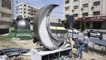 Sambut Ramadan, Kota Ramallah Palestina Berhias Diri