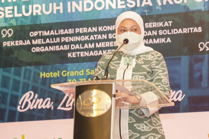Menteri Ketenagakerjaan Ida Fauziyah