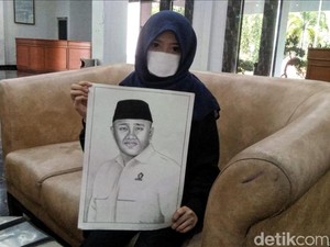 6 Fakta Gadis Pelukis di Sukabumi yang Curi Perhatian Jokowi